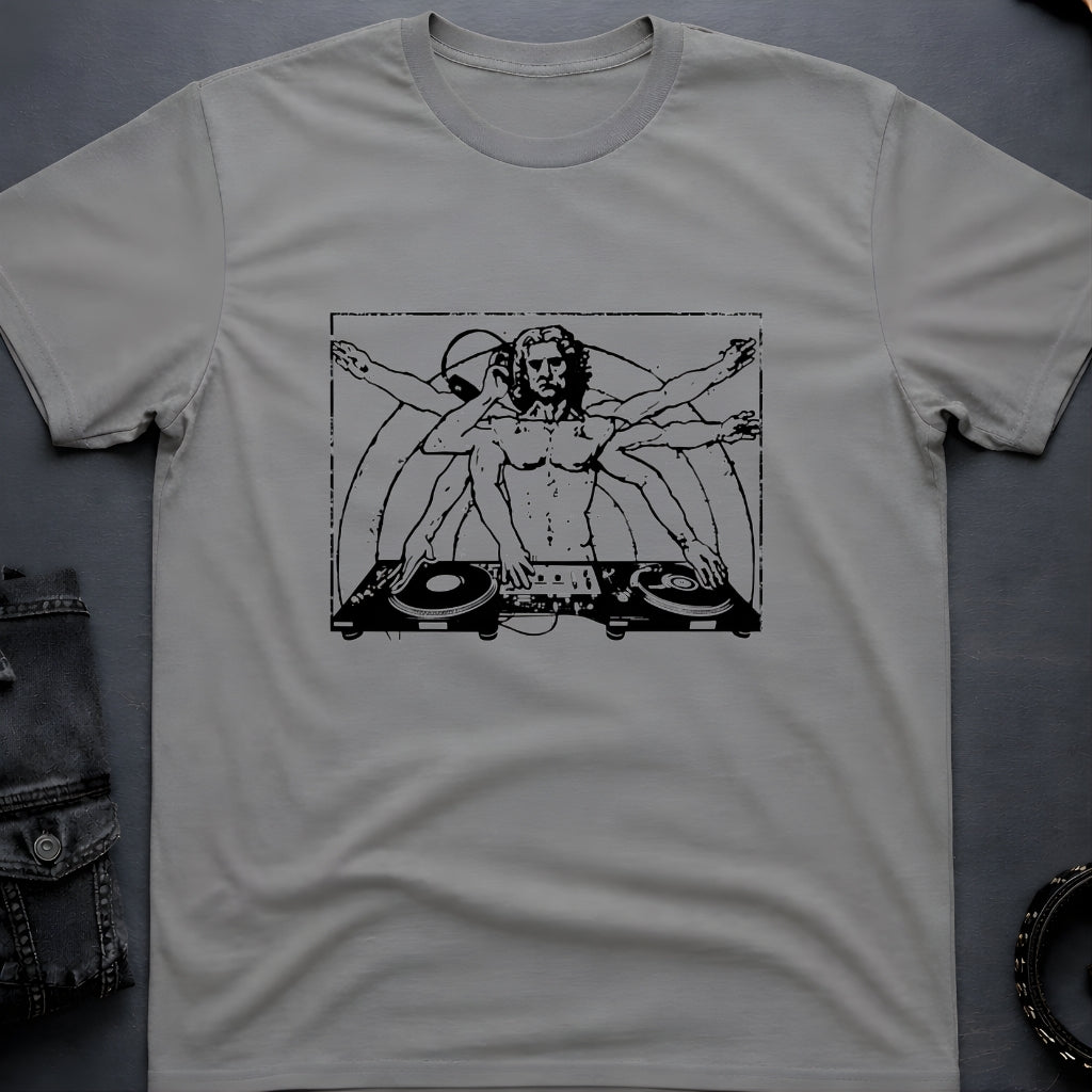Vitruvian DJ Da Vinci T-Shirt