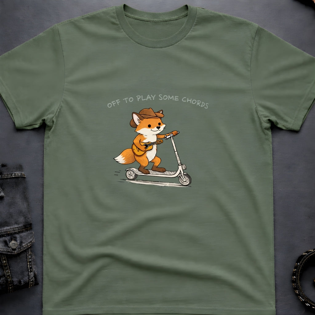 Fox Animal Music T-Shirt