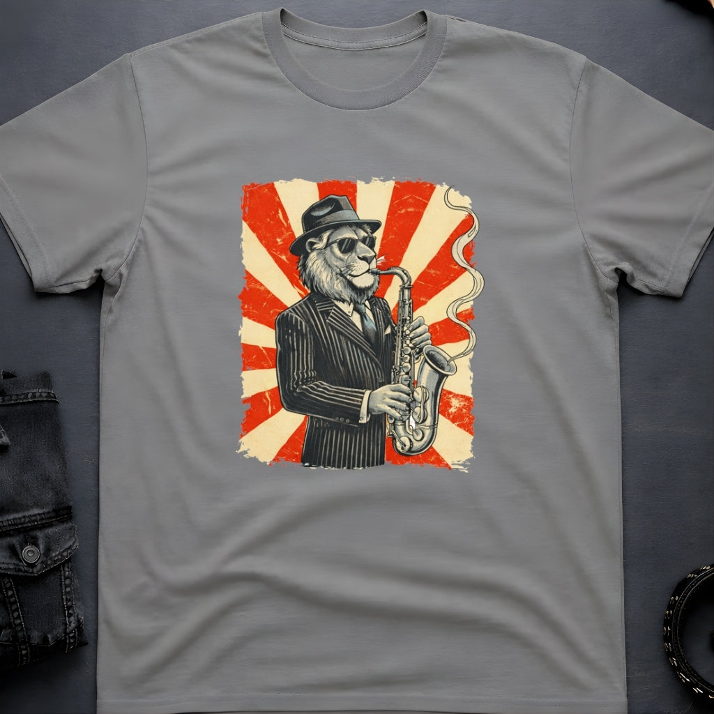 Saxophone Lion T-Shirt