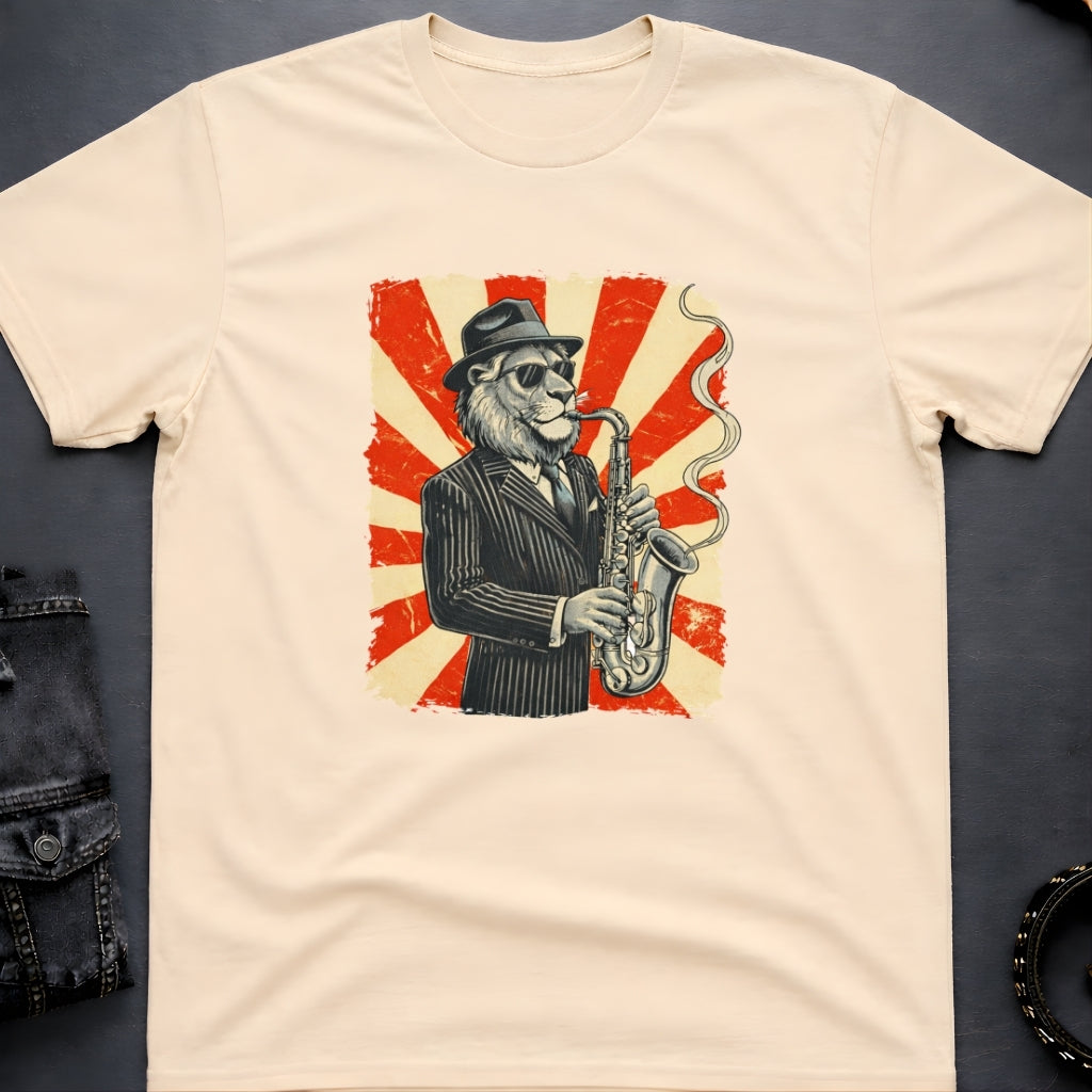 Saxophone Lion T-Shirt