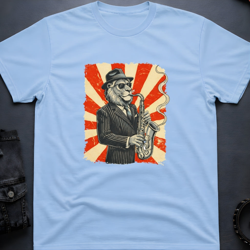 Saxophone Lion T-Shirt