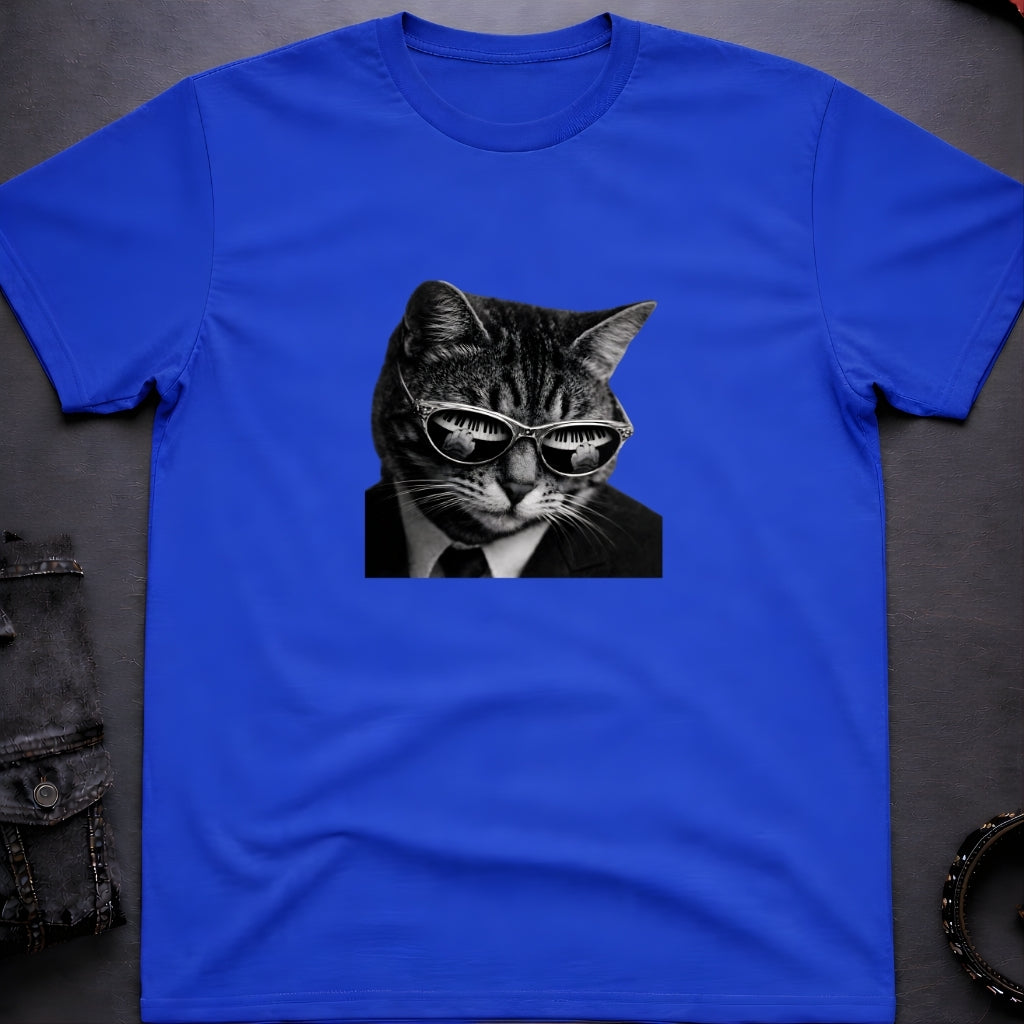 Jazz Piano Cat T-Shirt