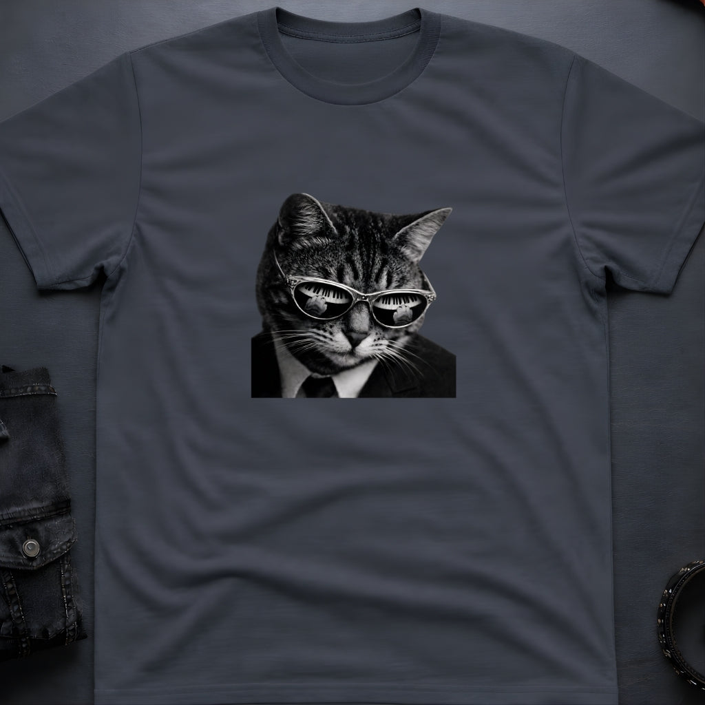 Jazz Piano Cat T-Shirt