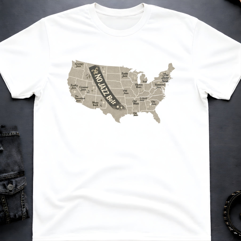 American Jazz Map T-Shirt