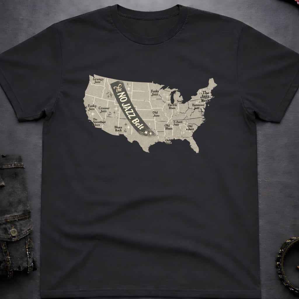 American Jazz Map T-Shirt
