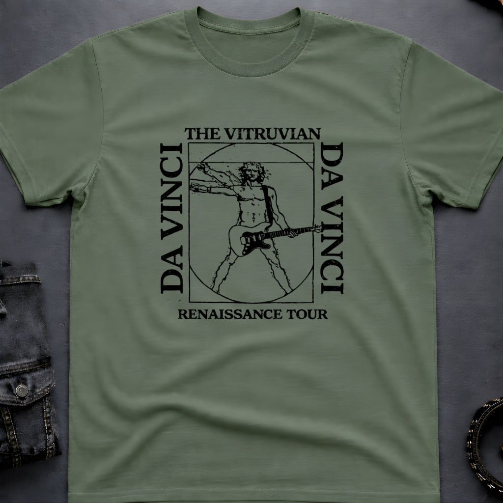 Vitruvian Rocker Da Vinci T-Shirt