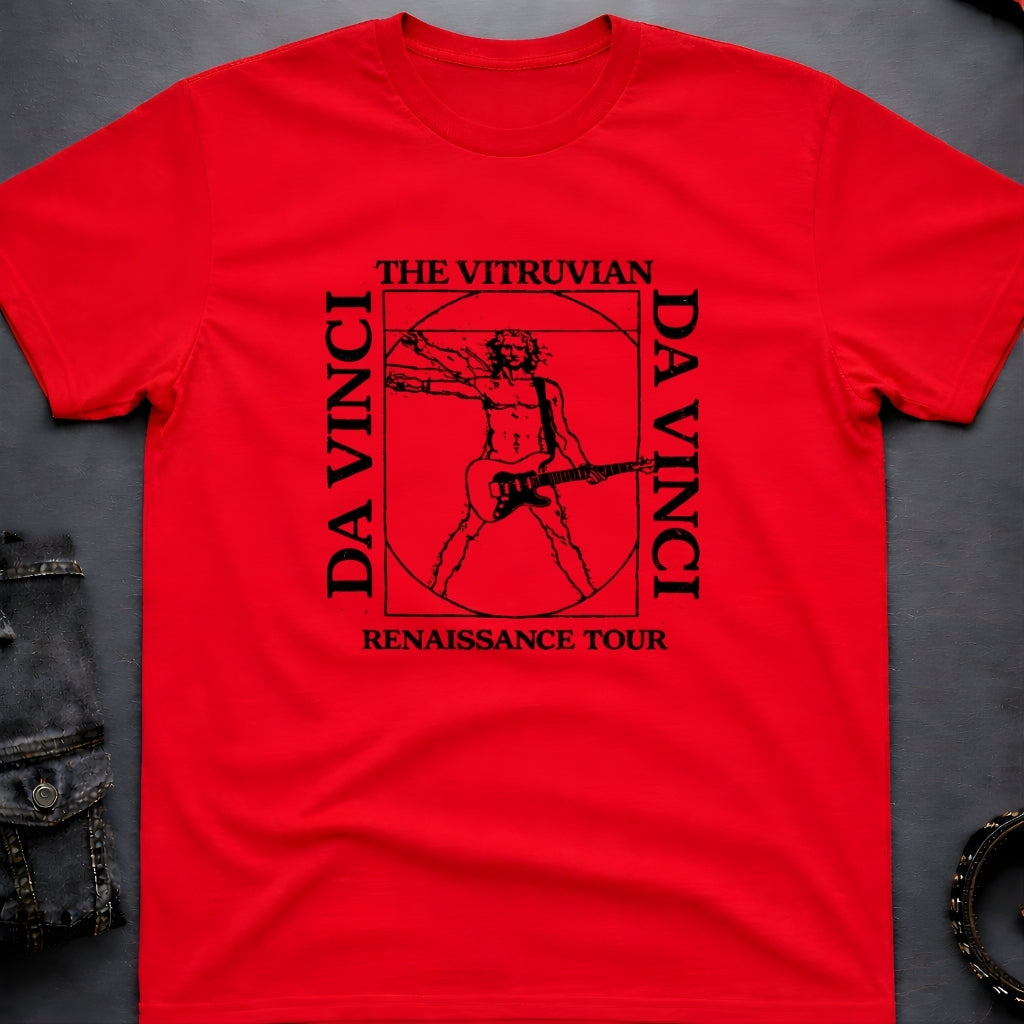 Vitruvian Rocker Da Vinci T-Shirt