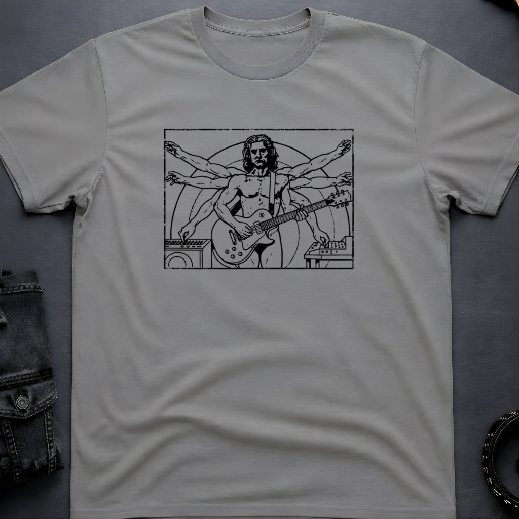 Vitruvian Rocker Da Vinci T-Shirt