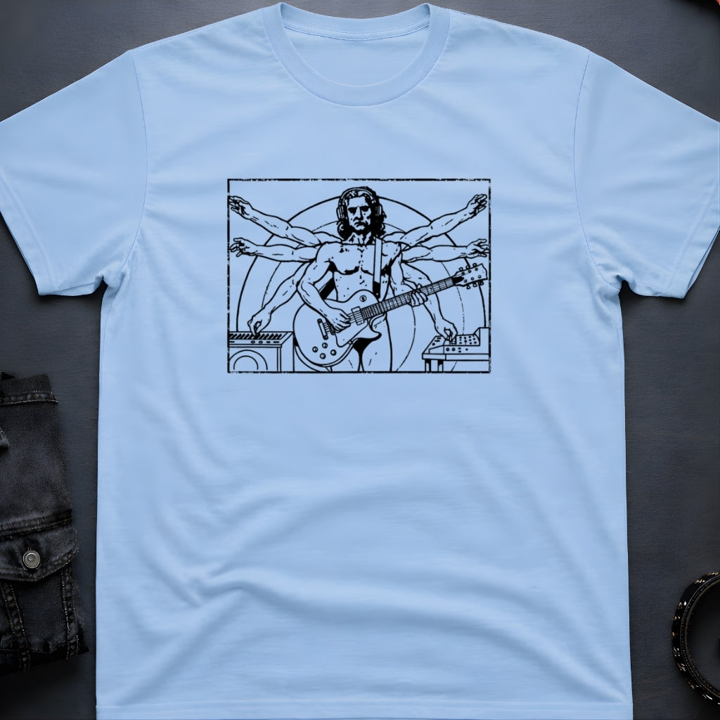 Vitruvian Rocker Da Vinci T-Shirt