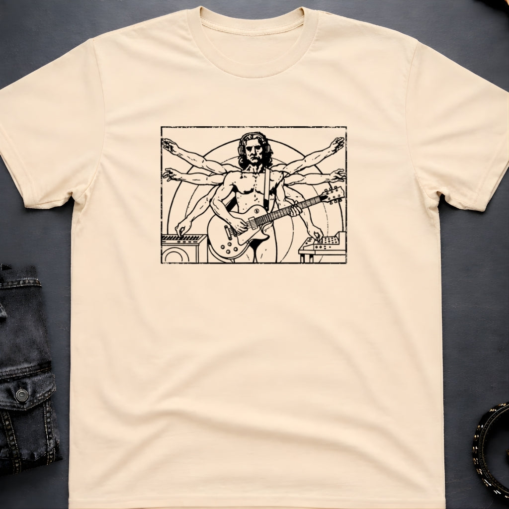 Vitruvian Rocker Da Vinci T-Shirt