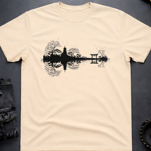 Japanese Landscape Guitar T-Shirt