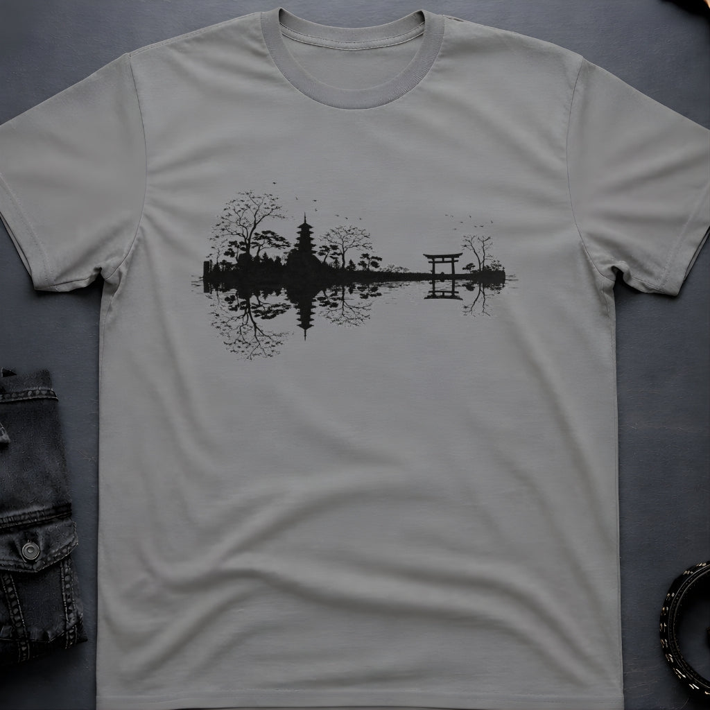 Japanese Landscape Guitar T-Shirt