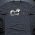 Guitar Landscape Silhouette T-Shirt
