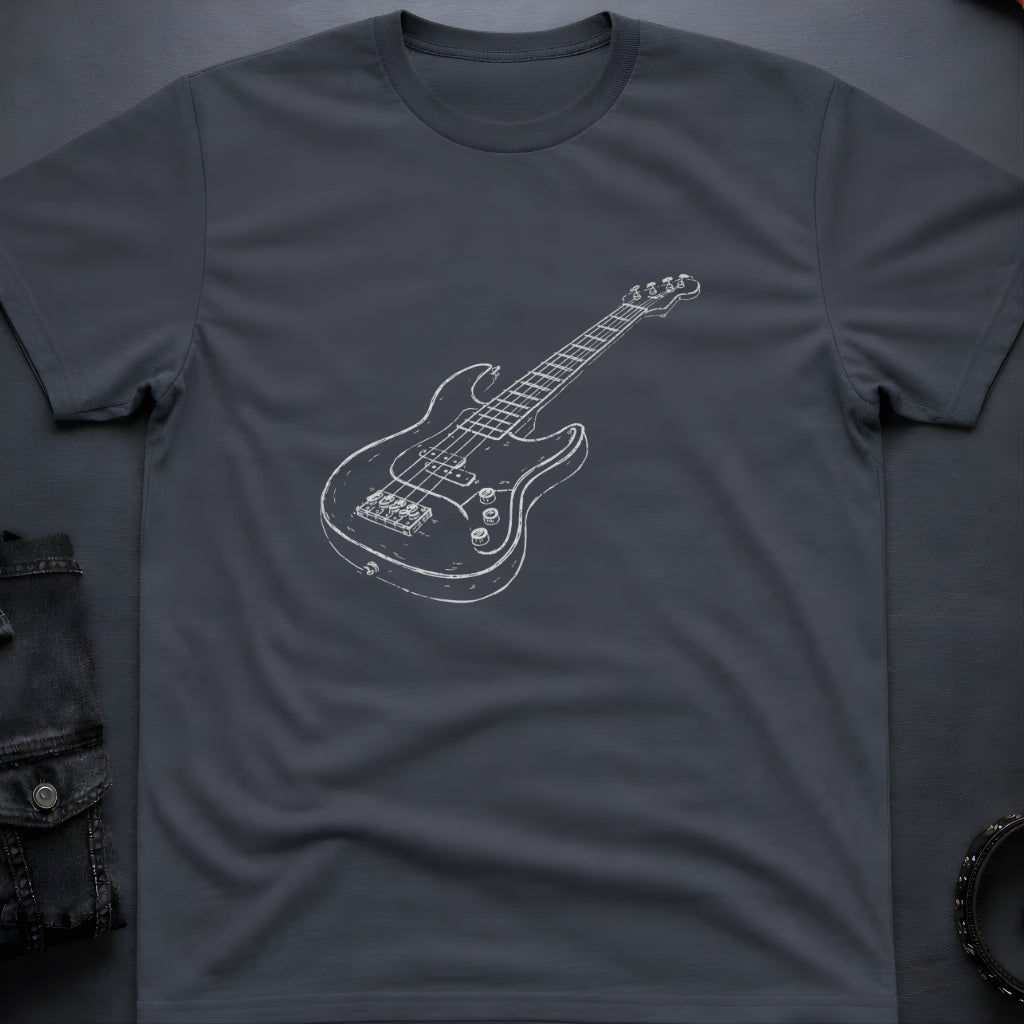 Sketched Guitar T-Shirt
