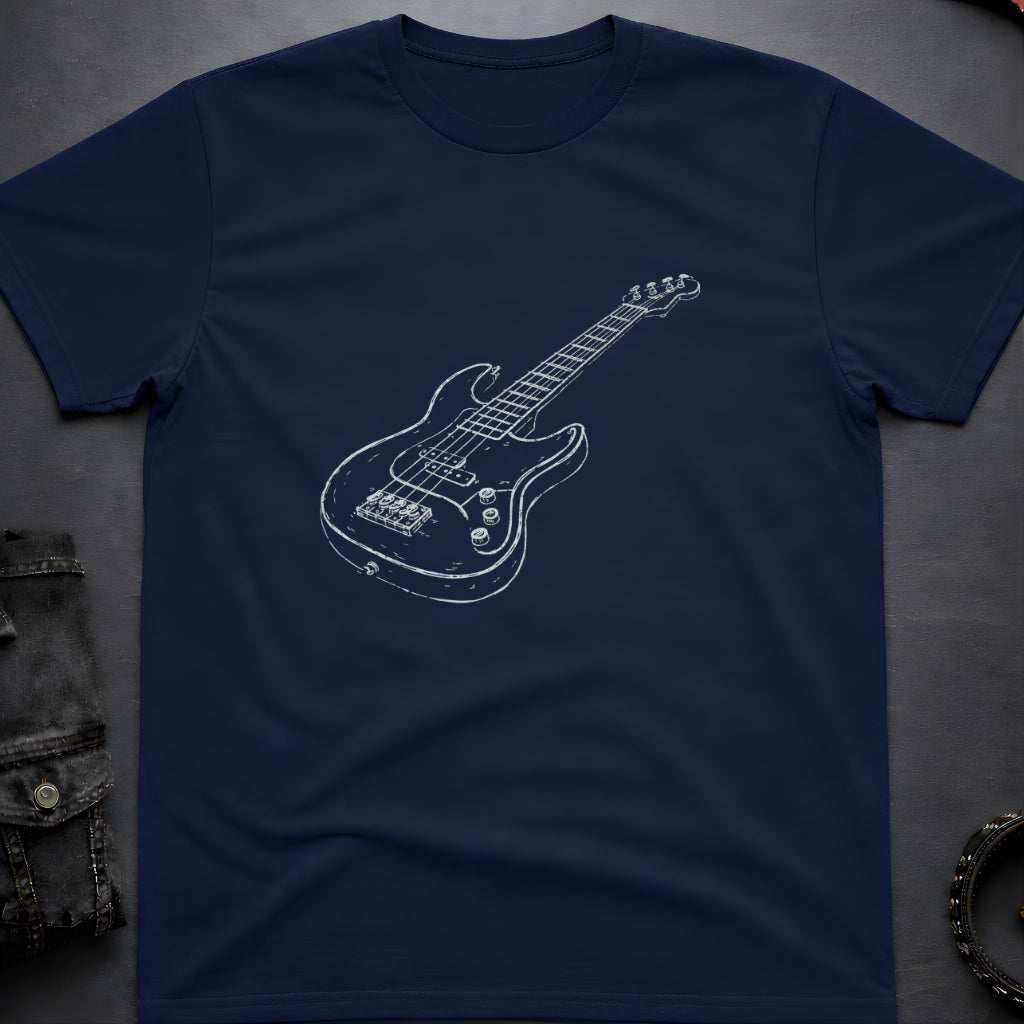 Sketched Guitar T-Shirt