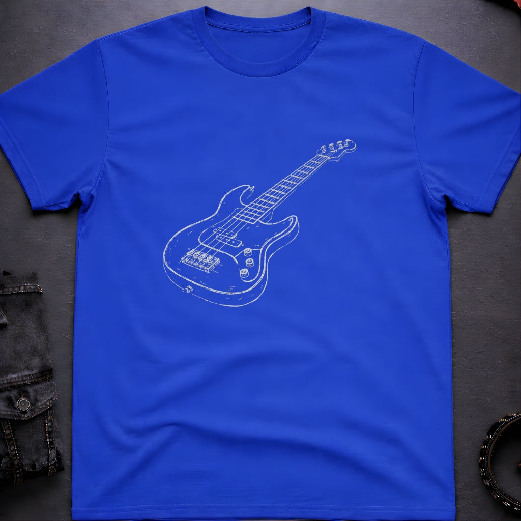 Sketched Guitar T-Shirt