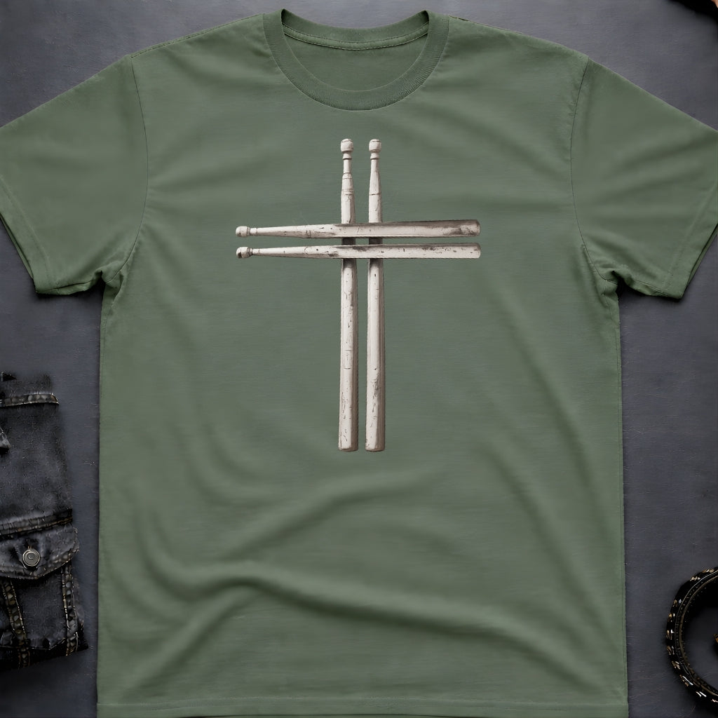 Drumsticks Cross T-Shirt